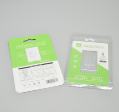 PET vacuum formed paper card box