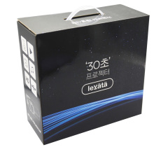 Corrugated paper color printing box