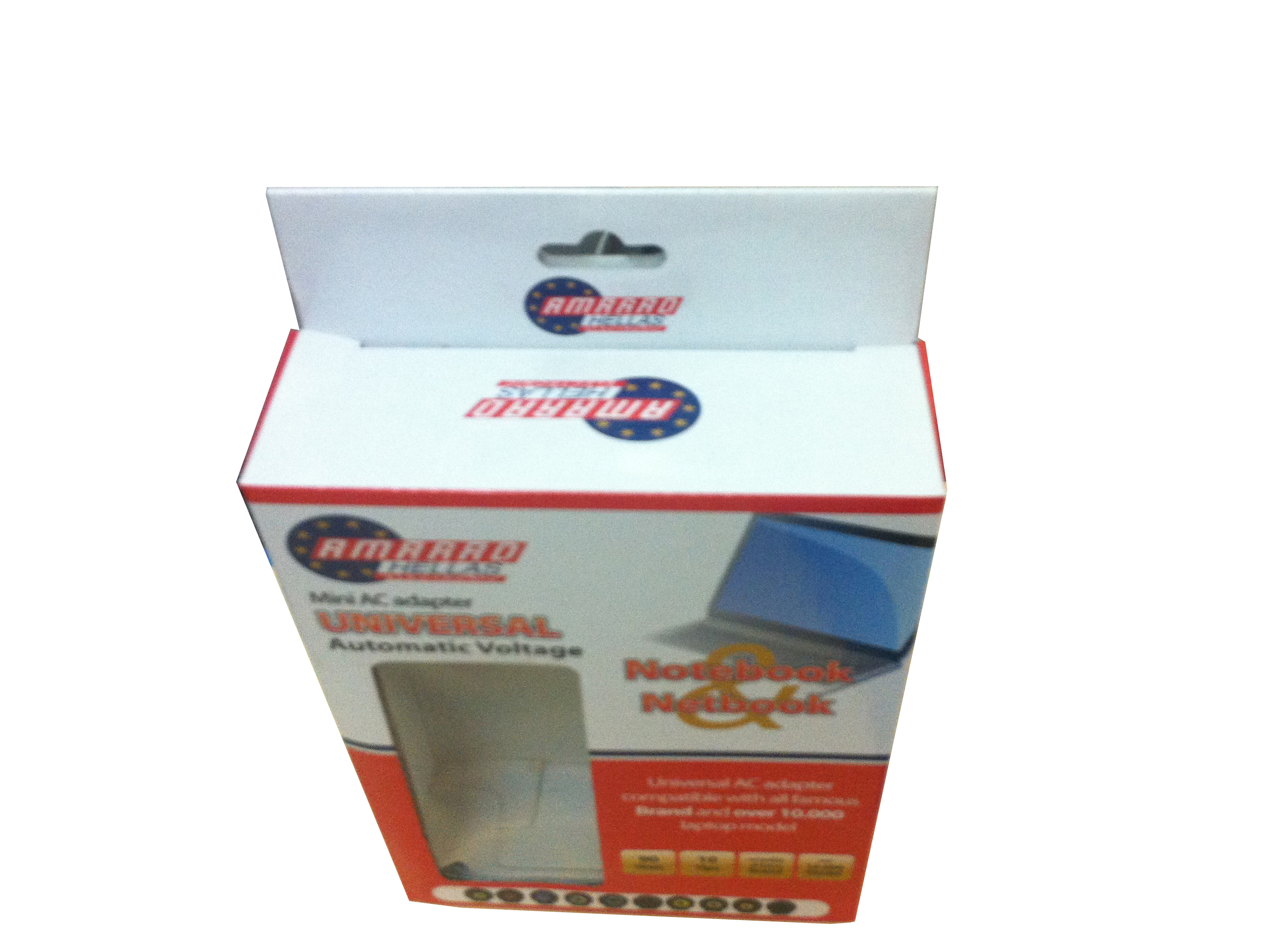 Window opening color printing paper card box