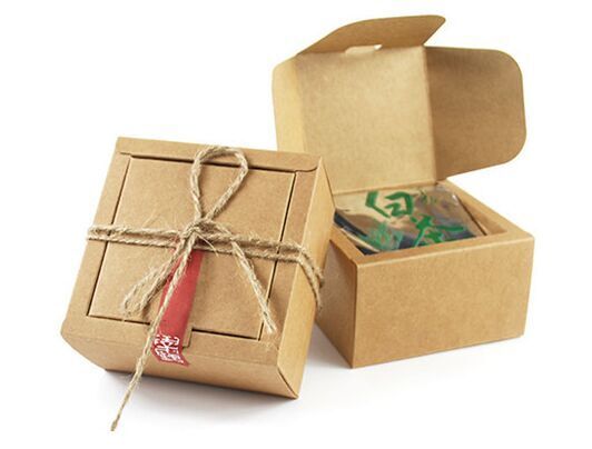 Kraft paper card gift box