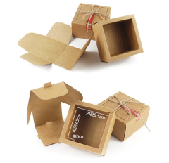 Kraft paper card gift box