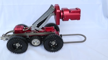 Induskey TK985 CCTV Pipeline Robot | IP68 360° PTZ Starlight Night Vision