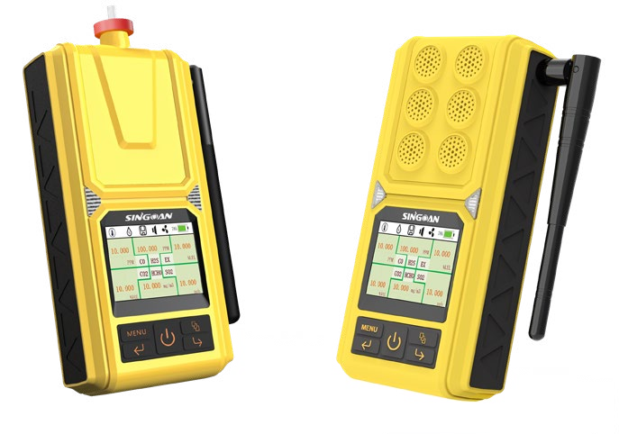 Induskey SGA606 Portable 6-in-1 Gas Detecto