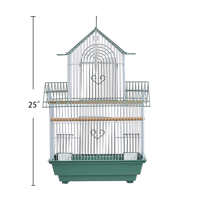 small green bird cage
