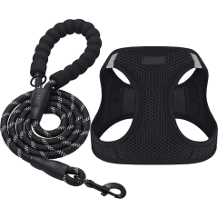Cotton Small Pet Harness and Leash Set