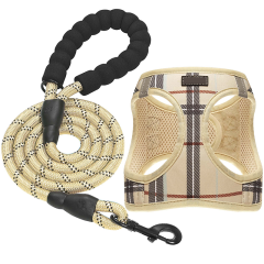 Cotton Small Pet Harness and Leash Set