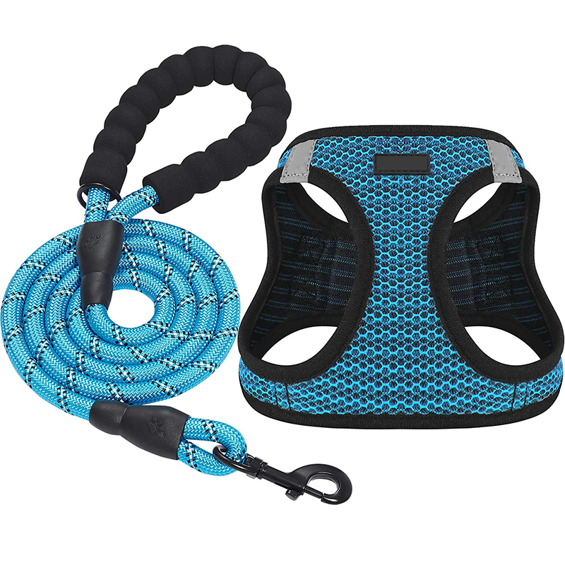 Cotton Small Pet Harness and Leash Set