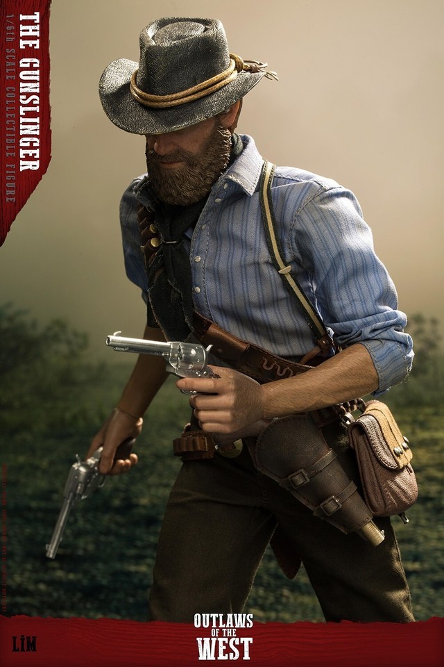 Ready! New LimToys LIM008 1/6 RedDead Redemption Arthur 12" Figure 2 Heads