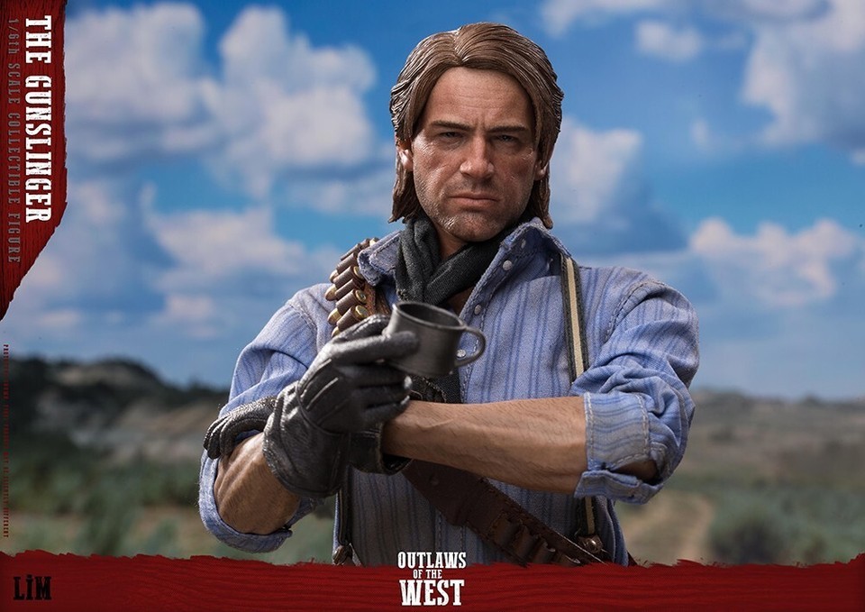 Ready! New LimToys LIM008 1/6 RedDead Redemption Arthur 12" Figure 2 Heads