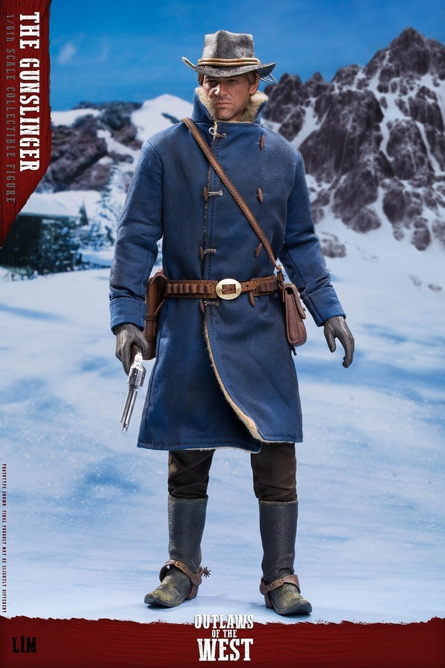 Ready! New LimToys LIM008 1/6 RedDead Redemption Arthur 12" Figure 2 Heads