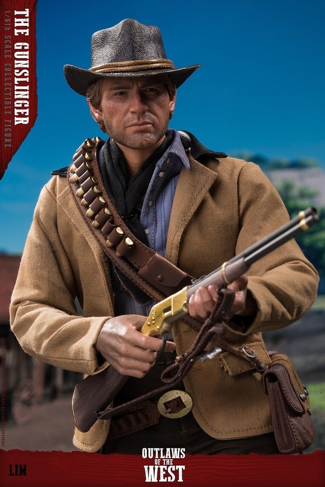 Ready! New LimToys LIM008 1/6 RedDead Redemption Arthur 12" Figure 2 Heads