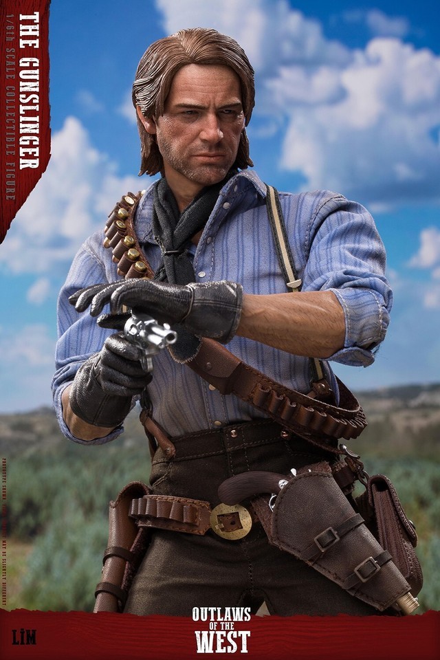 Ready! New LimToys LIM008 1/6 RedDead Redemption Arthur 12" Figure 2 Heads