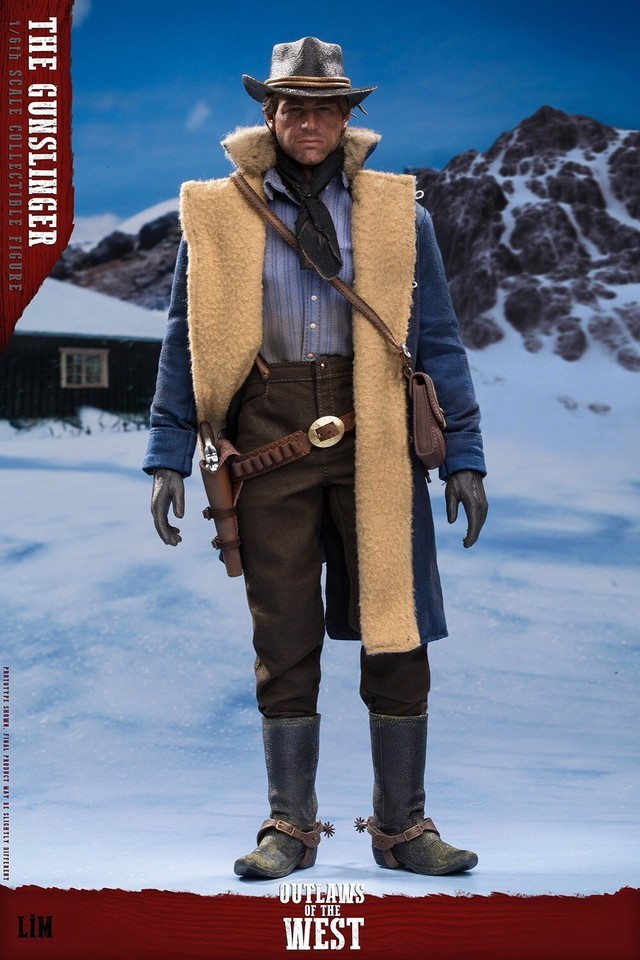Ready! New LimToys LIM008 1/6 RedDead Redemption Arthur 12" Figure 2 Heads