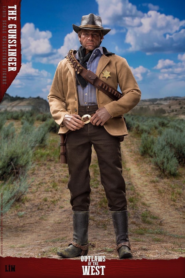 Ready! New LimToys LIM008 1/6 RedDead Redemption Arthur 12" Figure 2 Heads