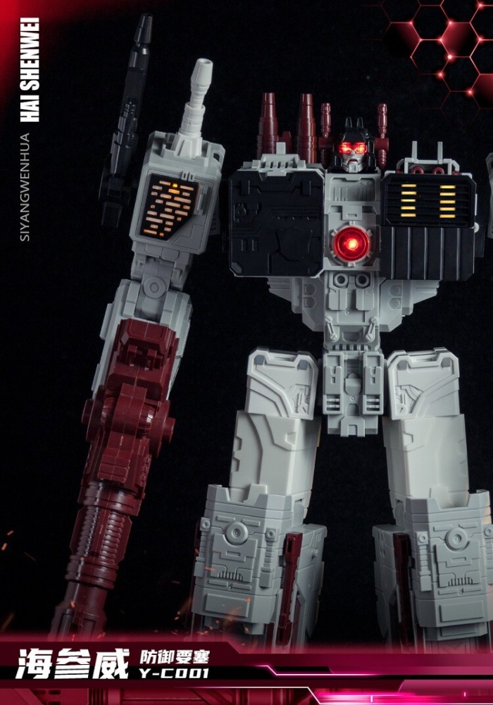 Ready! New Siyang Culture Y-C001 Metroplex Transformable Toy Action Figure