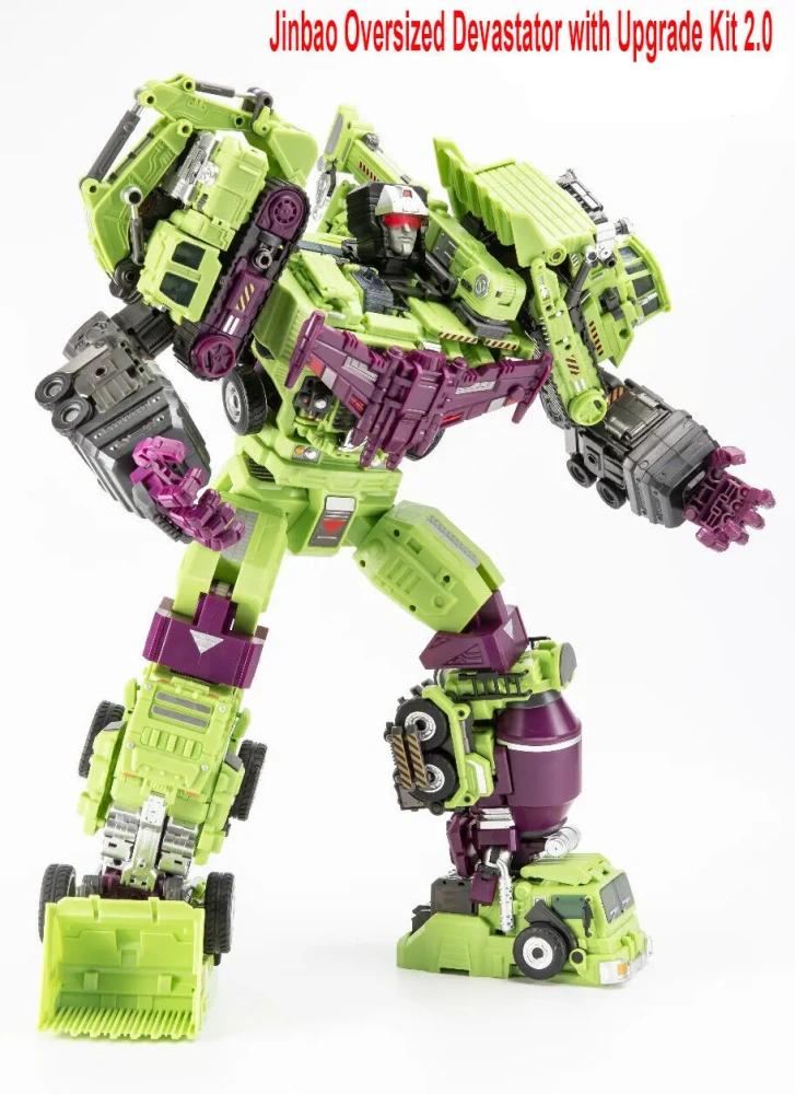 New Jinbao Oversized Devastator Gravity Builder With Upgrade Kit 2.0 No Box Transformation Toy Action Figure