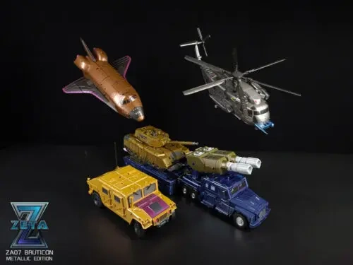 New In Stock Zeta Toys ZA-07 ZA07 Bruticon Bruticus Metal Chest Full Set of 5 Action Figure Transformation Toy