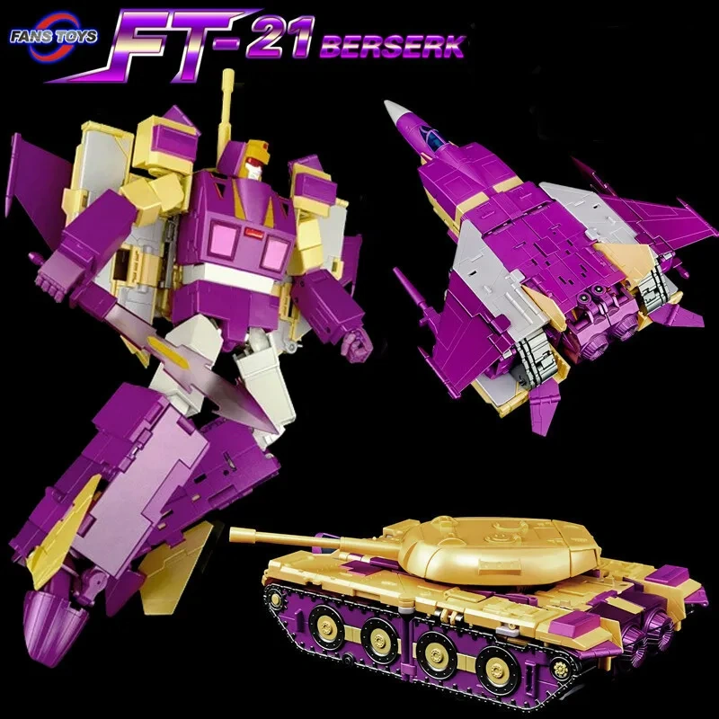 In Stock New FansToys FT-21 Berserk Blitzwing Triple Changers Action Figure Toy