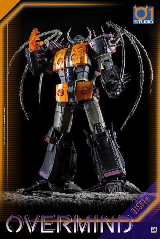 In Stock New 01-Studio 01S01E Overmind Unicron Black Version Action Figure Transformation Toy