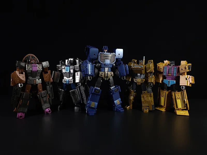 New In Stock Zeta Toys ZA-07 ZA07 Bruticon Bruticus Metal Chest Full Set of 5 Action Figure Transformation Toy