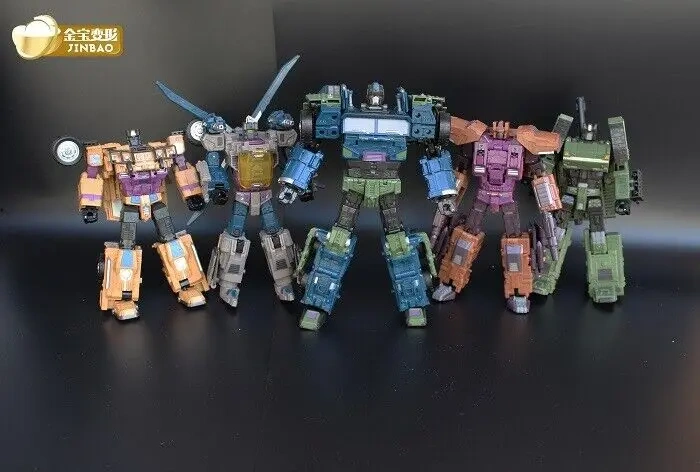 New Jinbao Bruticus Warbotron / PREDAKING Feral Rex Oversized Transform Action Figure No box!