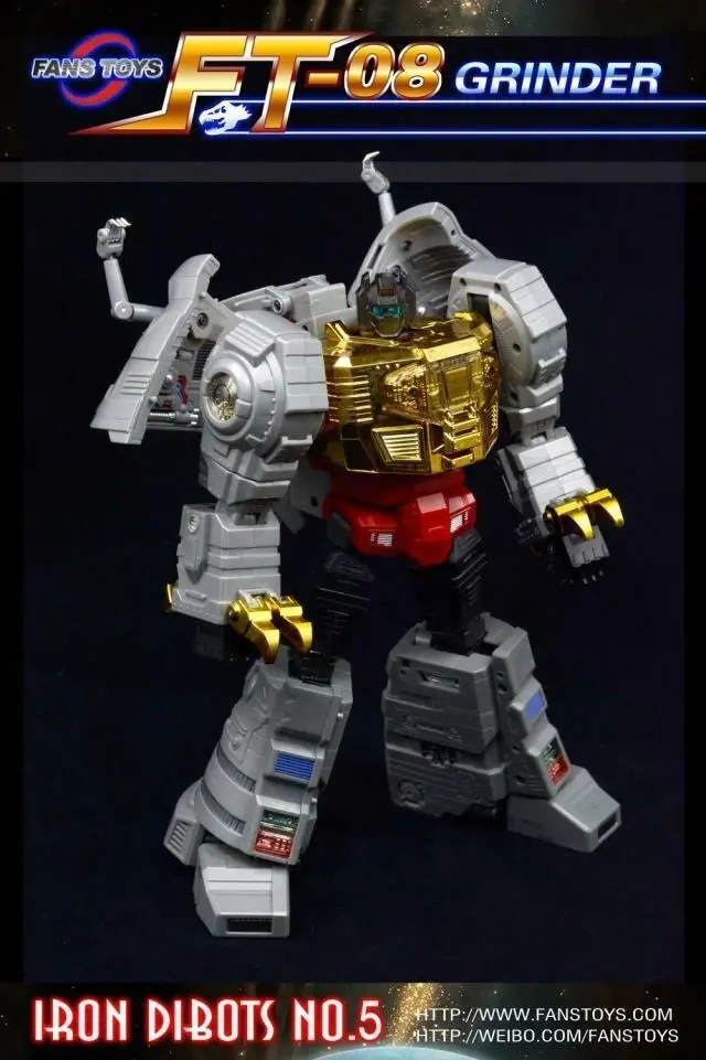 New FansToys FT-08 Robot Grinder Grimlock FT08 Transforms Toy Model Action Figure in stock