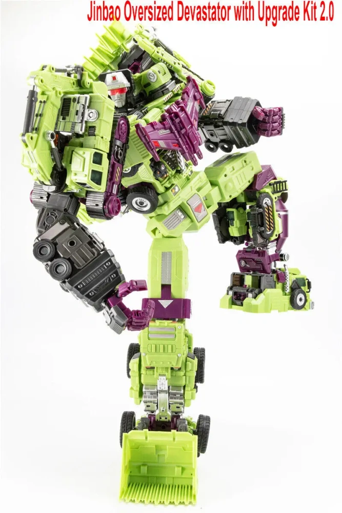 New Jinbao Oversized Devastator Gravity Builder With Upgrade Kit 2.0 No Box Transformation Toy Action Figure