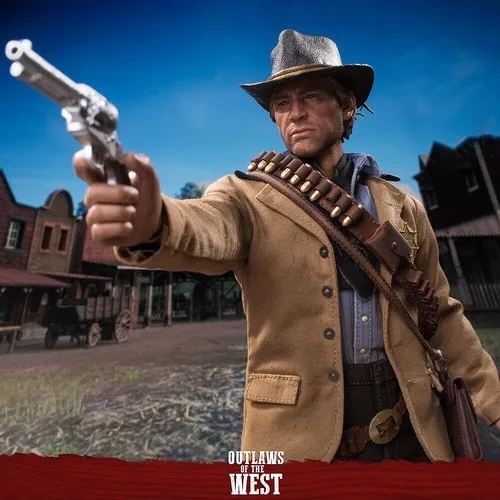 In Stock New LIMTOYS LIM008 1/6 Scale Western Cowboy Arthur Collectible Action Figure 12'' Male Soldier with 2 Heads