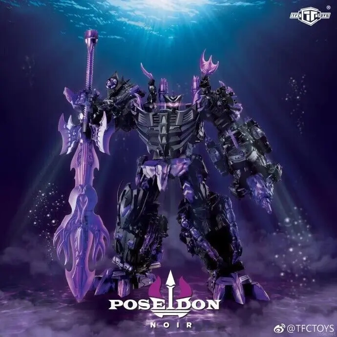 New TFC Toys P01N-06N Poseidon Set of 6 Noir Figures Limited Edition Transformable Toy Combine Model