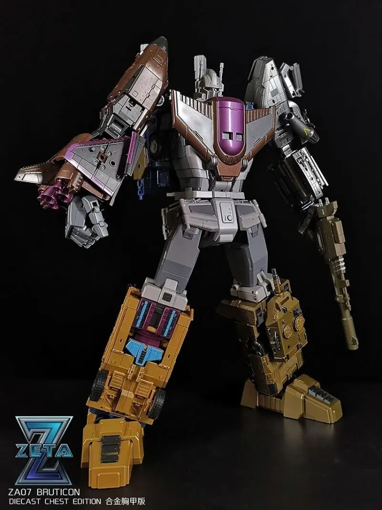 New In Stock Zeta Toys ZA-07 ZA07 Bruticon Bruticus Metal Chest Full Set of 5 Action Figure Transformation Toy
