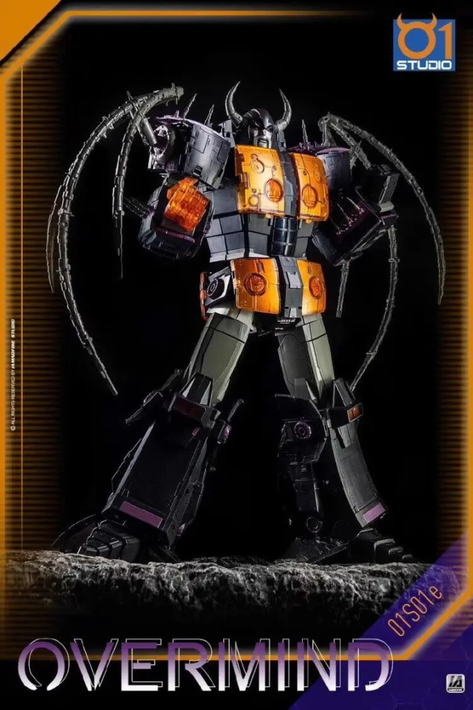 In Stock New 01-Studio 01S01E Overmind Unicron Black Version Action Figure Transformation Toy