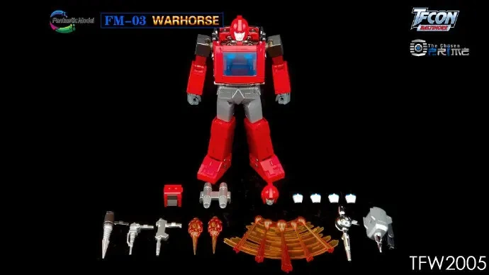 New Fantastic Model FM-03 Warhorse Ironhide FM03 Action Figure In Stock Transformable Toy FansToys Model Gift