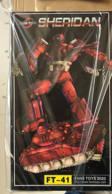 New In Stock FANS TOYS  FansToys FT41 FT-41 Sheridan Warpath Masterpiece Action Figure Robot Toys