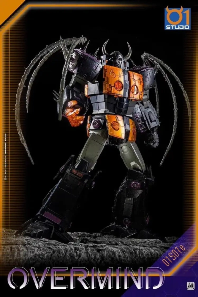 In Stock New 01-Studio 01S01E Overmind Unicron Black Version Action Figure Transformation Toy