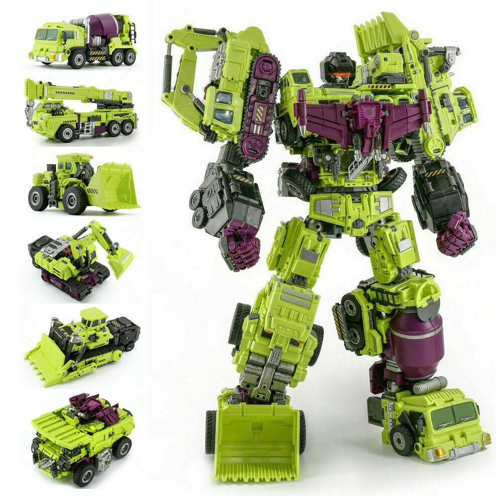 Jinbao Transformation Oversized Devastator Gravity Builder With UPGRADE KIT