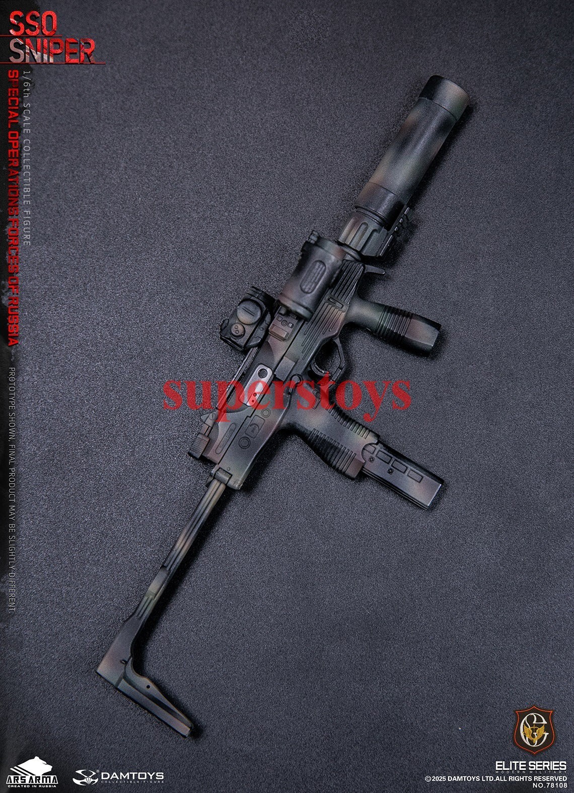 Presale DAMTOYS 78108 1/6 Special Operations Forces of Russia SSO Sniper Model