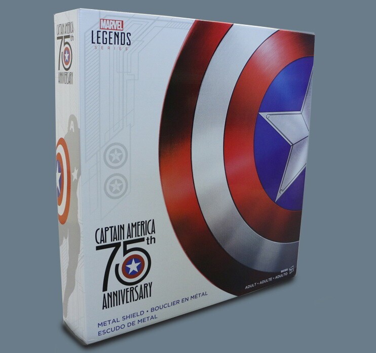 Marvel Legends Captain America 75th Anniversary 1:1 Metal Shield with BOX