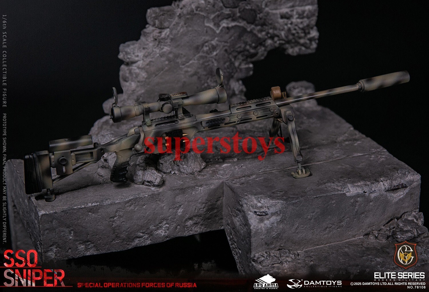 Presale DAMTOYS 78108 1/6 Special Operations Forces of Russia SSO Sniper Model