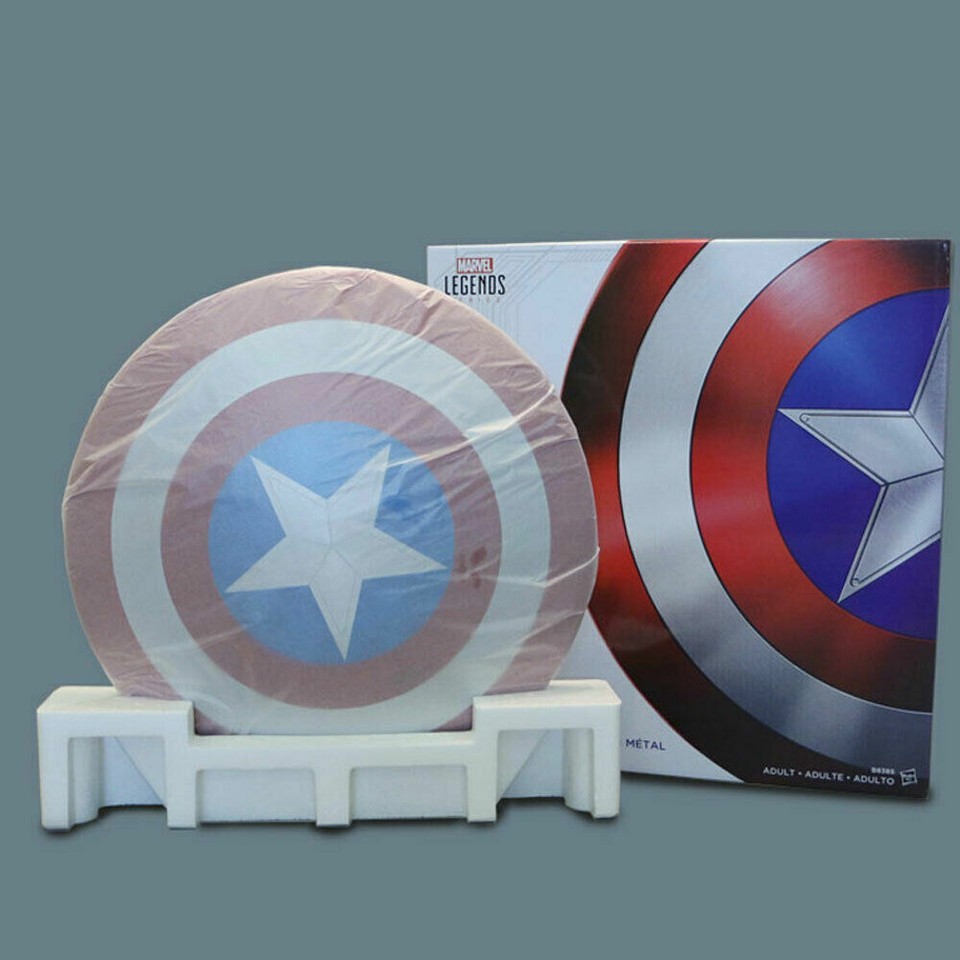 Marvel Legends Captain America 75th Anniversary 1:1 Metal Shield with BOX
