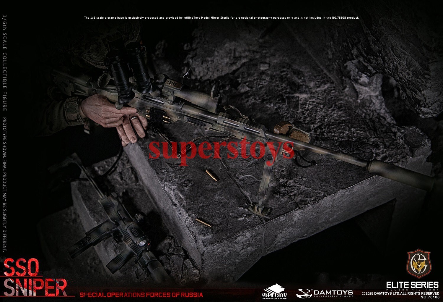 Presale DAMTOYS 78108 1/6 Special Operations Forces of Russia SSO Sniper Model
