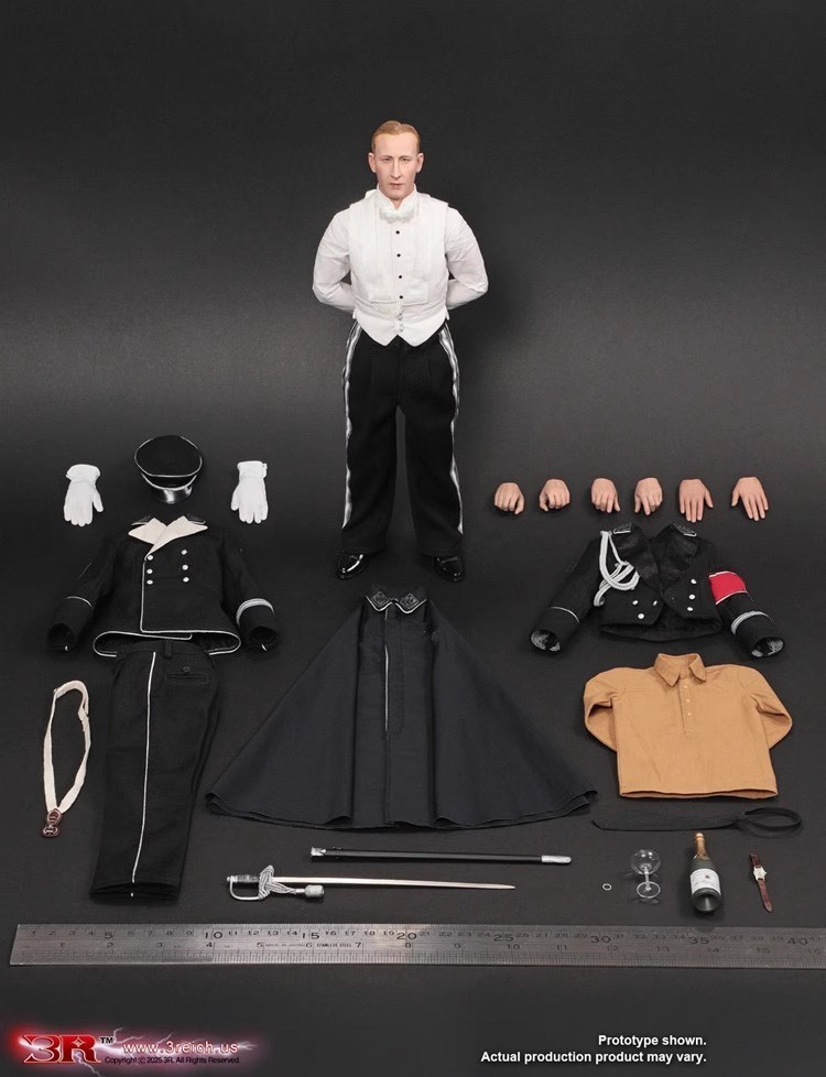 Pre-sale DID 3R GM657 soldier Black Tuxedo Version 1/6 Scale Action Figure