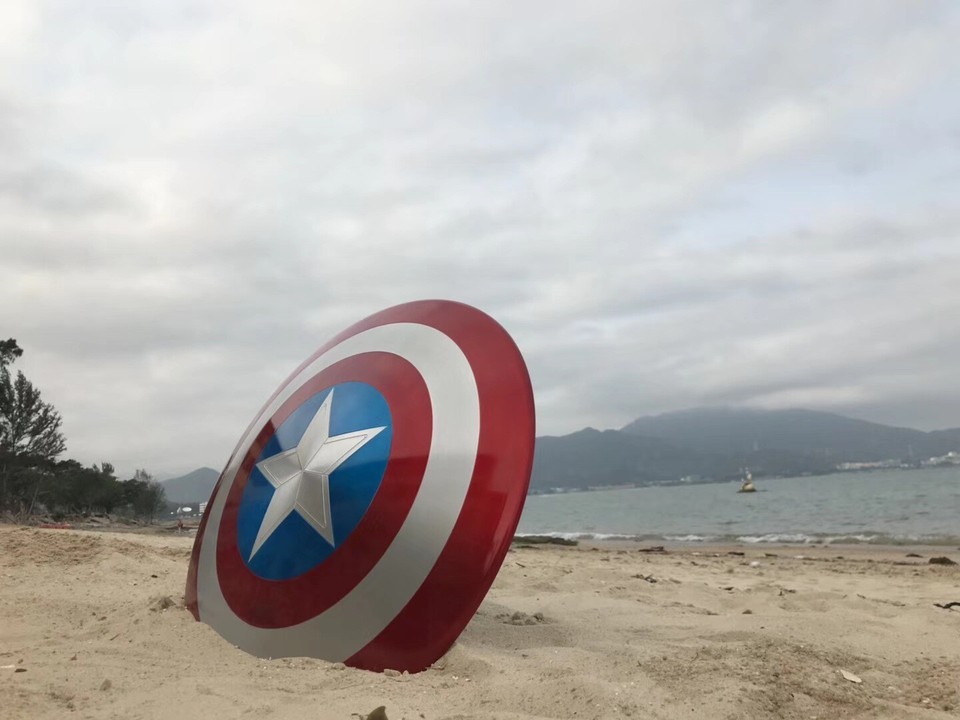 Marvel Legends Captain America 75th Anniversary 1:1 Metal Shield with BOX