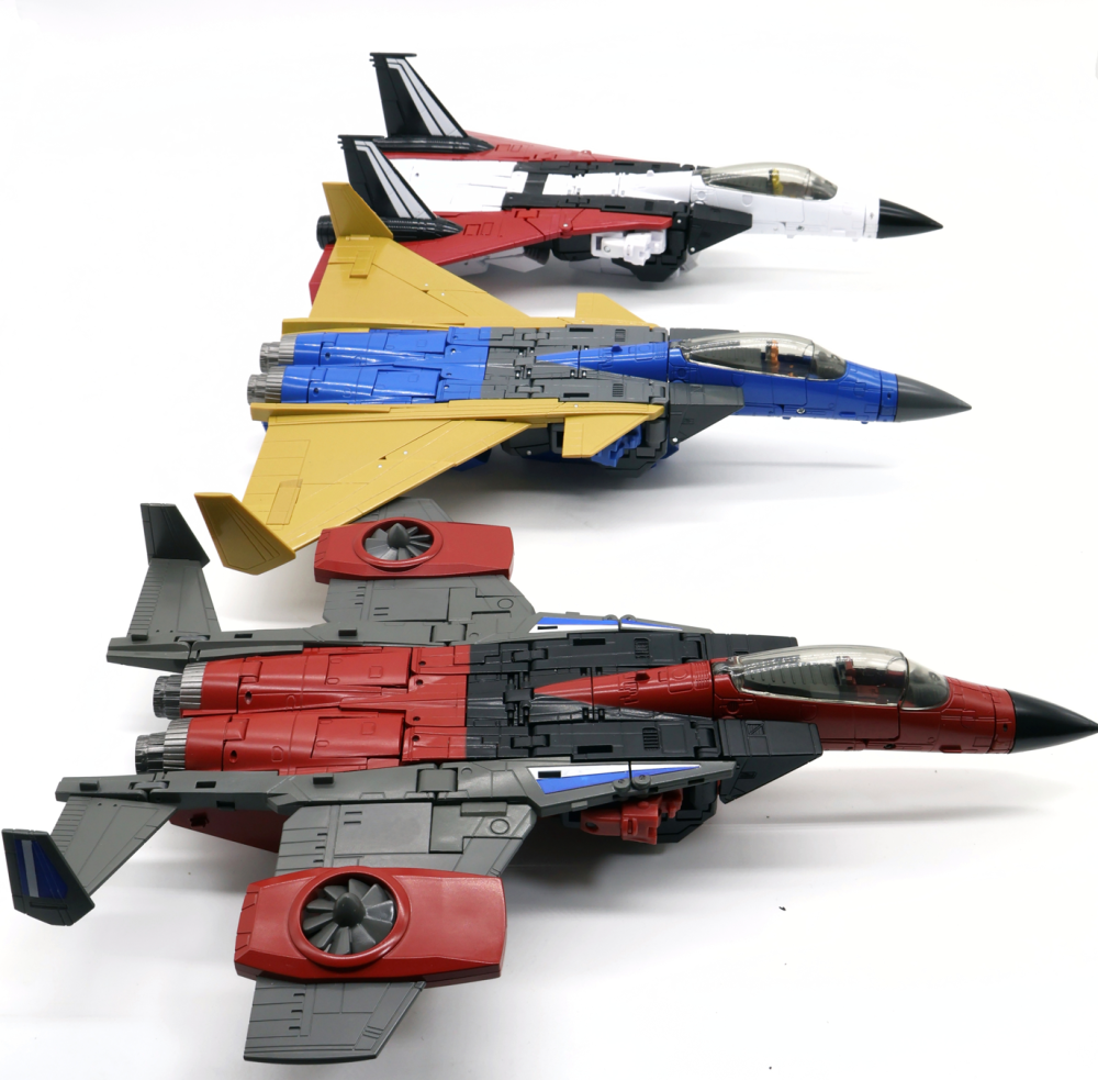 Ready! New MPU01 Thrust/ 02 Ramjet/ 03 Dirge Transforms Toy Jet Set of 3 Figures