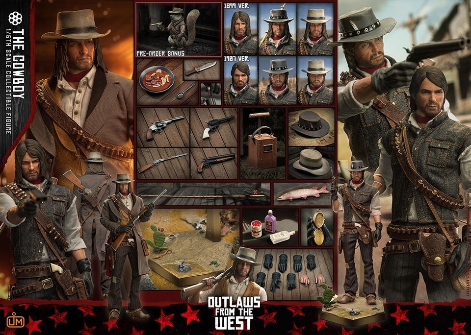 Pre-order LimToys LIM011 RedDead Redemption John Marston 1/6 Action Figure