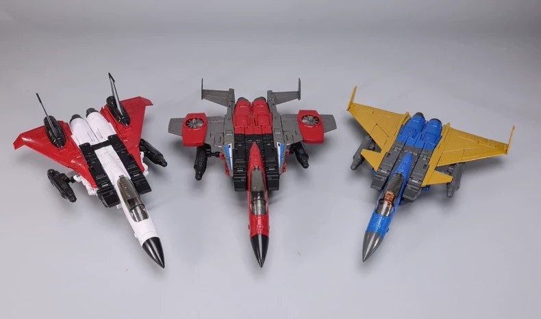 Ready! New MPU01 Thrust/ 02 Ramjet/ 03 Dirge Transforms Toy Jet Set of 3 Figures