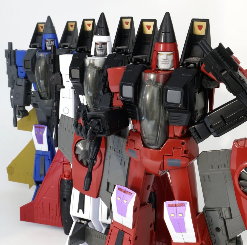 Ready! New MPU01 Thrust/ 02 Ramjet/ 03 Dirge Transforms Toy Jet Set of 3 Figures