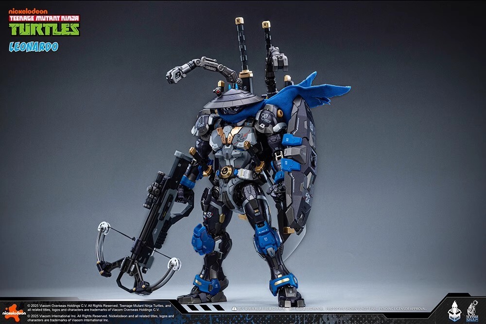 In Hand! HEATBOYS HB0071 Alloy Mecha Leonardo 40th Anniversary Edition Ambush