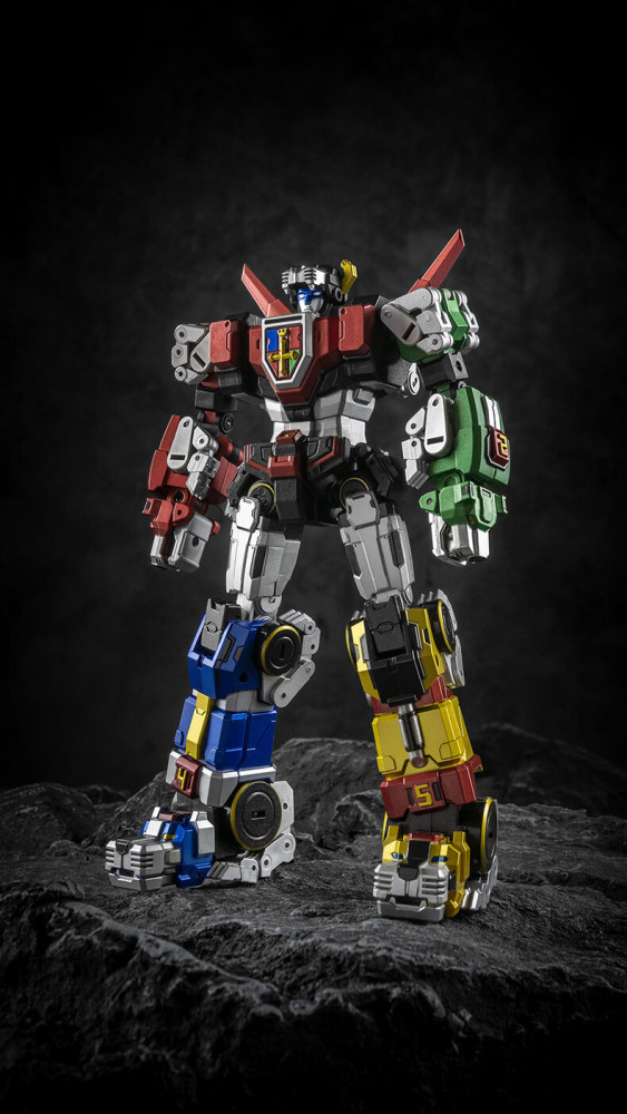 In Stock New Lucky Cat Micro Cosmos MC-01S Elvis Voltron Metallic Version Figure