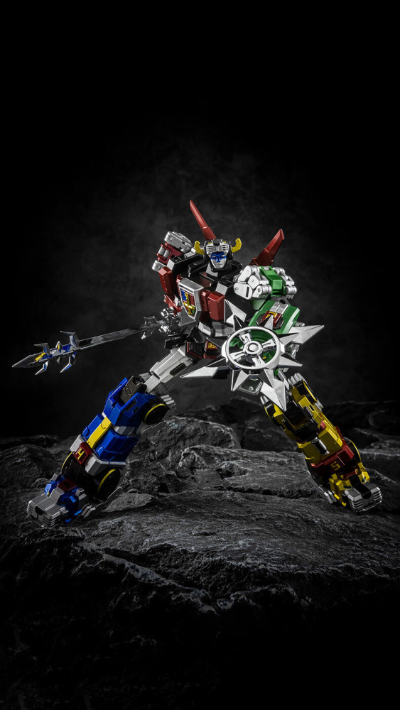 In Stock New Lucky Cat Micro Cosmos MC-01S Elvis Voltron Metallic Version Figure
