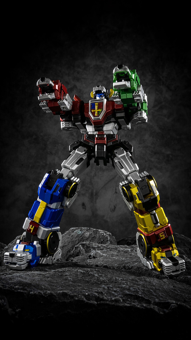 In Stock New Lucky Cat Micro Cosmos MC-01S Elvis Voltron Metallic Version Figure